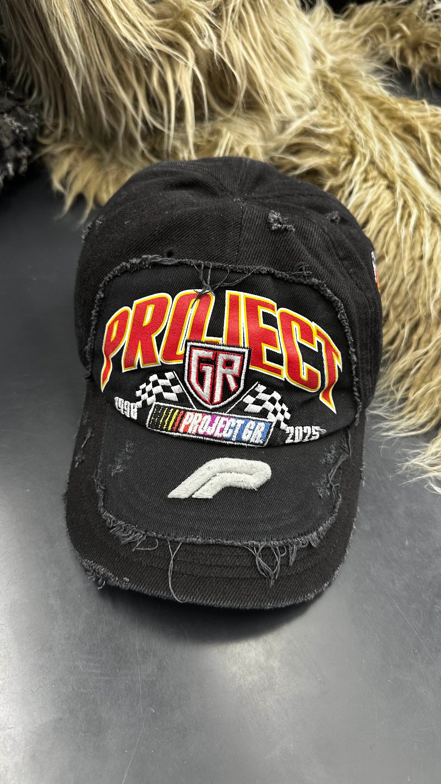 Project G/R Upcycled Distressed Racing Cap