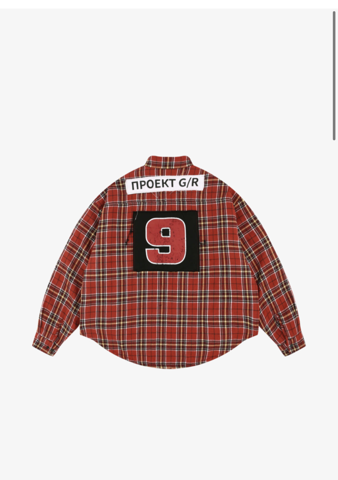 Project G/R Padded Check Shirts
Jacket (Red)