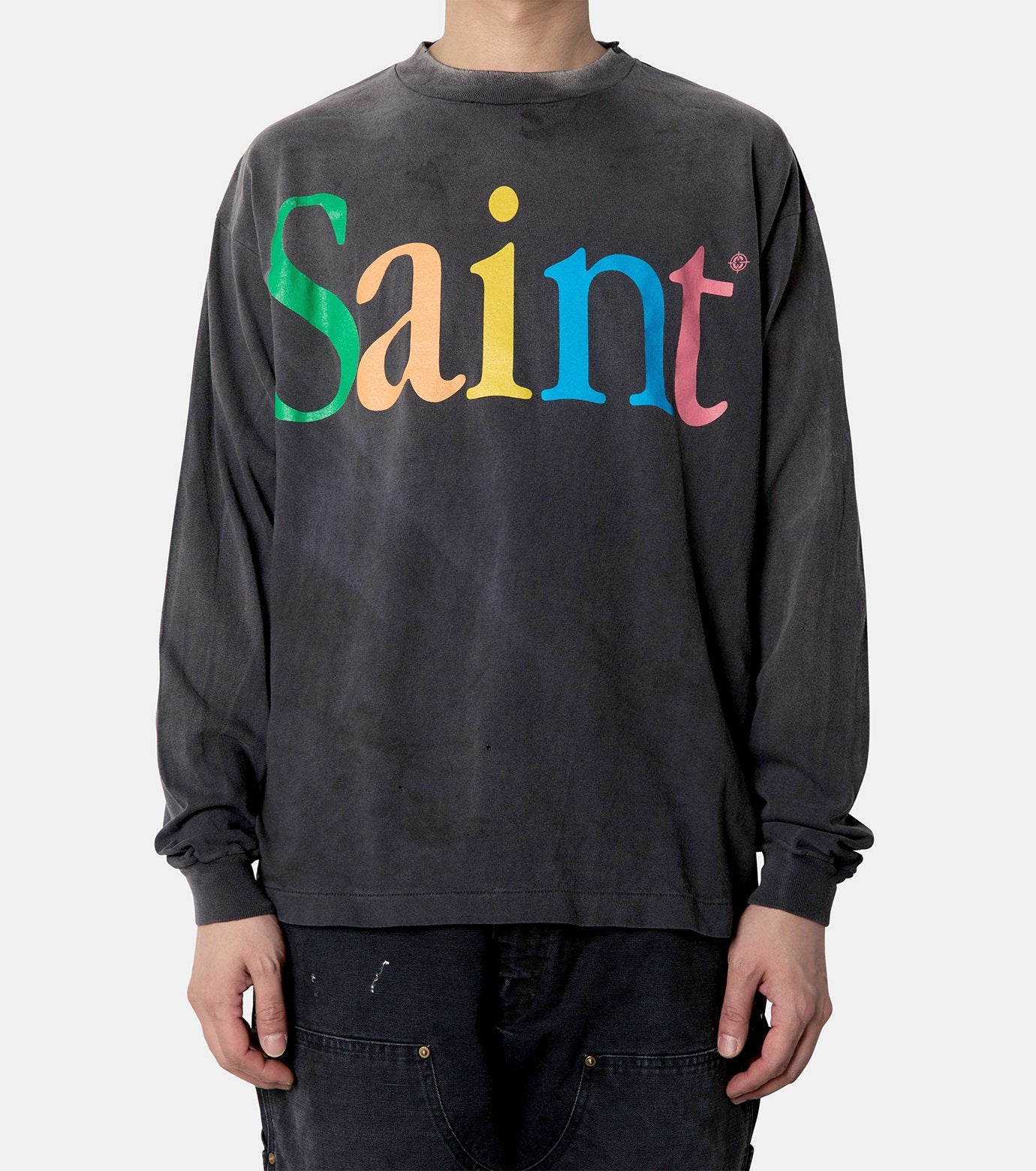 Saint Mxxxxxx Apple Long Sleeve Tee Shirt