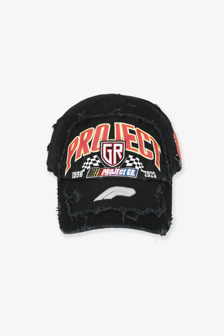 Project G/R Upcycled Distressed Racing Cap